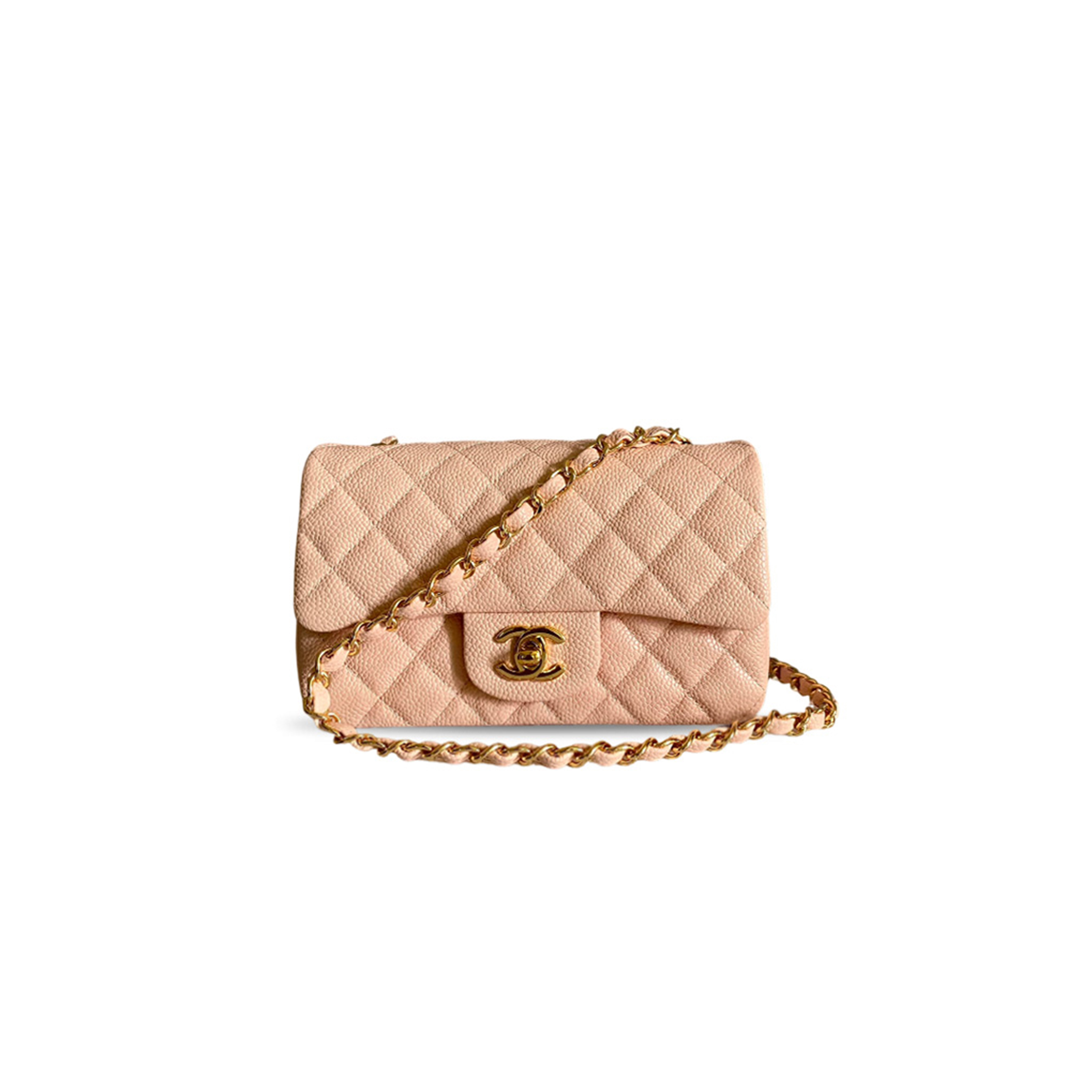 CHANEL MASTER MINI CLASSIC FLAP CAVIAR CALFSKIN A01116 (20*12.5*6cm)